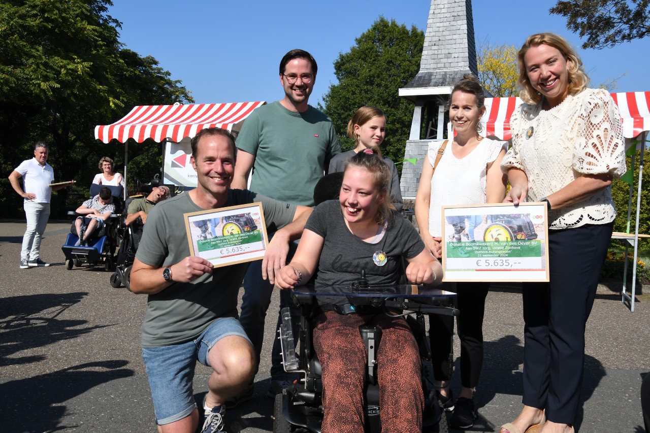 Groepsfoto sponsorloop Zonhove