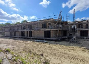 Vorderingen bouwplaats Boswoningen